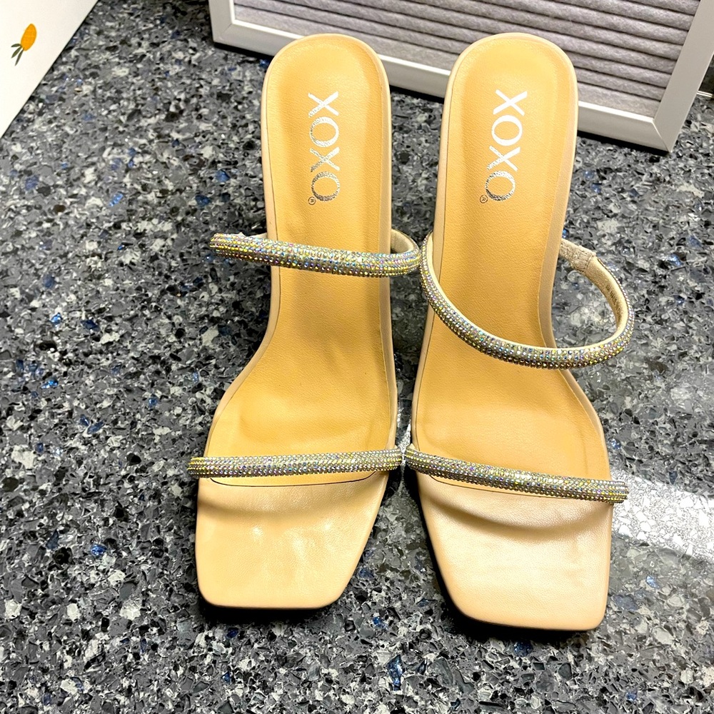 Sparkly, Strappy Heels